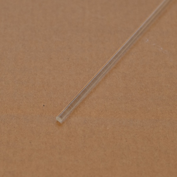 3mm Clear Acrylic Round Rod (extruded)